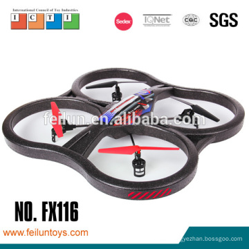 Feilun 2.4G 4 canales 6 eje negro grande modelo rc 4 canales ufo rc grandes